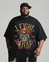 firefighter Men's Plus Size Short Sleeve T-Shirt