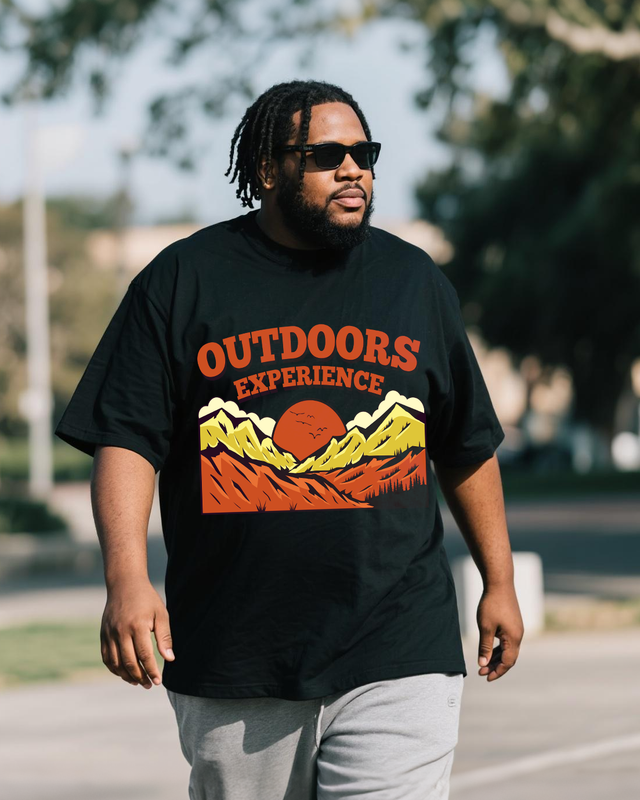 Men's Plus Size Short Sleeve T-Shirt