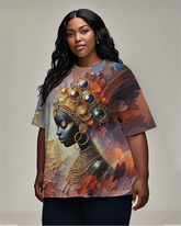 black girl Women's Plus Size T-shirts