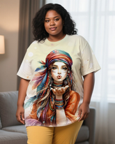 black girl Women's Plus Size T-shirts