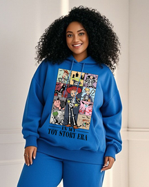 Women's Plus Size  Long Sleeve Hoodie