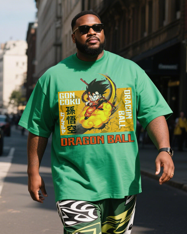 Dragon Ball Plus Size Short Sleeve T-Shirt