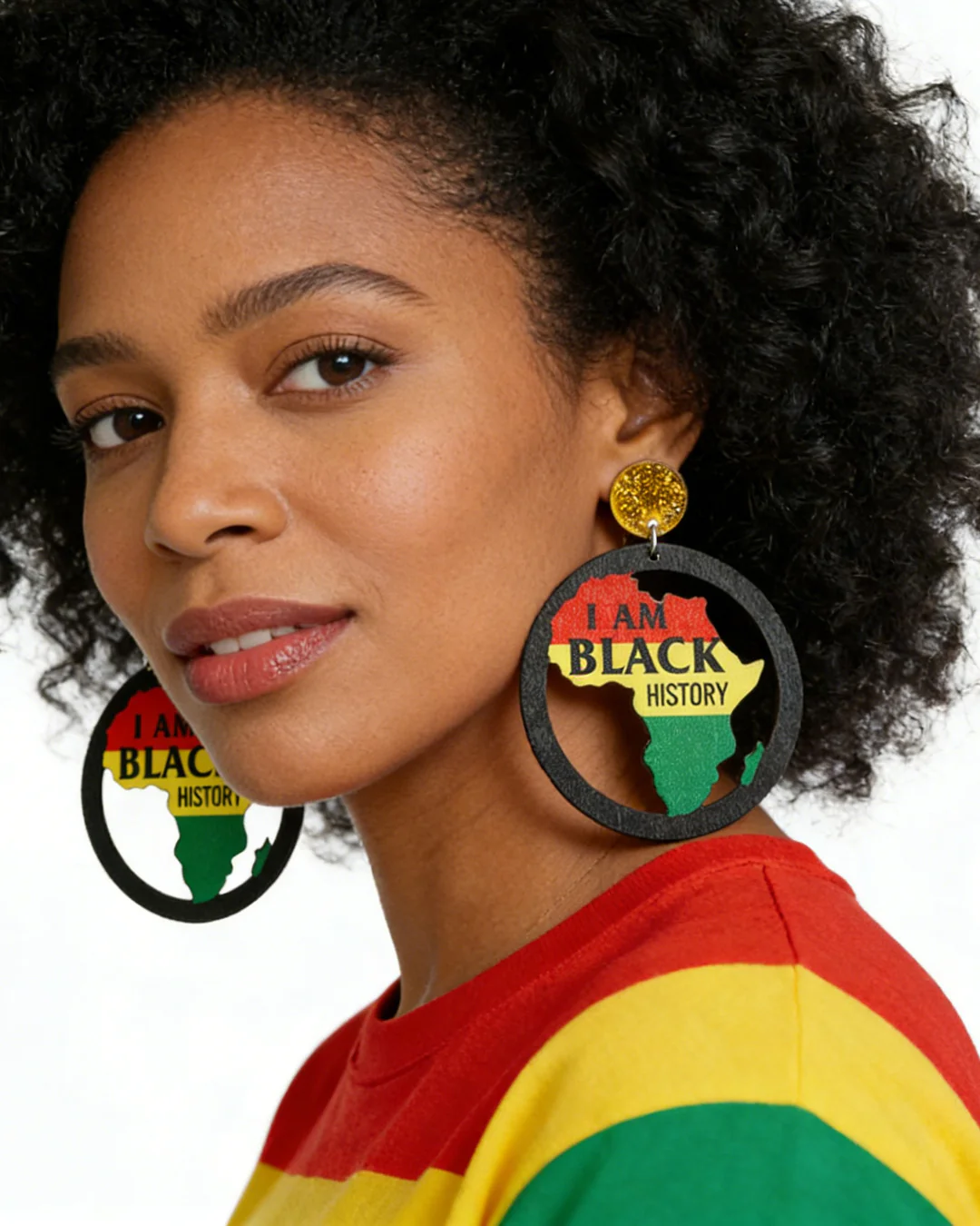 June Black Liberation Day Atmosphere Earrings