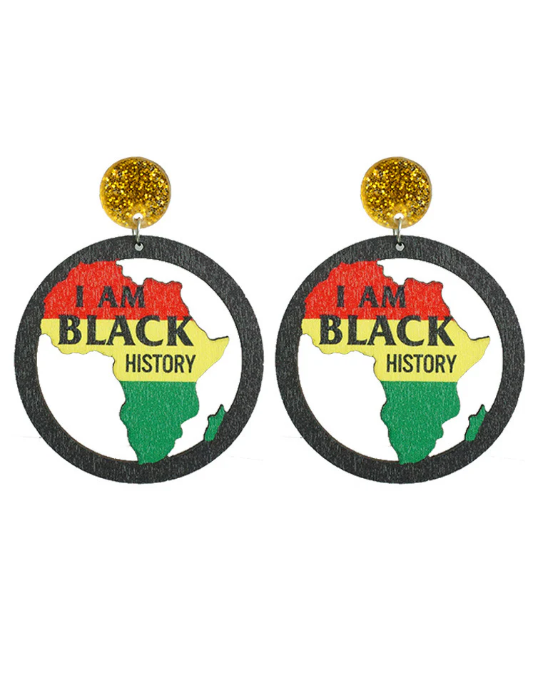 June Black Liberation Day Atmosphere Earrings