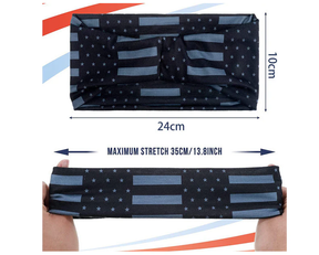 Reggae Color-Stripe Stretch Headband