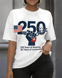 250 YEARS OF AMERICA,161 YEARS OF JUNETEENTH