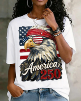 American Flag Bald Eagle America 250