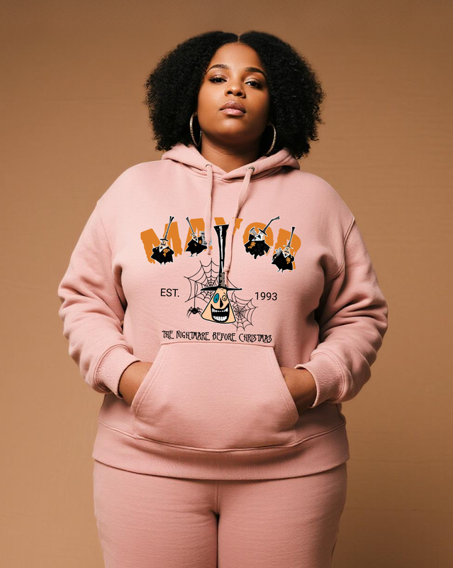Women's Plus Size  Long Sleeve Hoodie