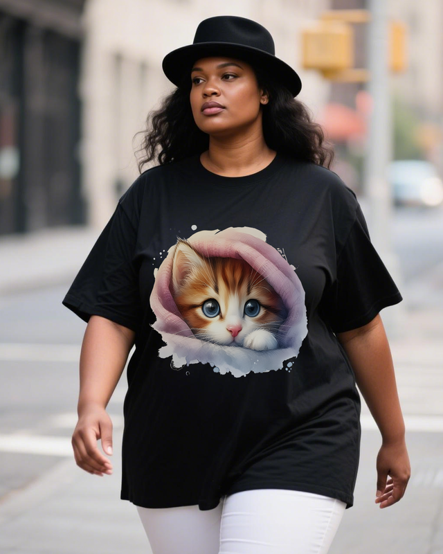 Adorable pets Women's Plus Size T-shirts