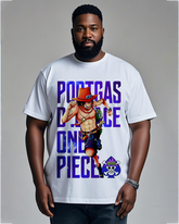 One Piece  Men's Plus Size Short Sleeve T-Shirt