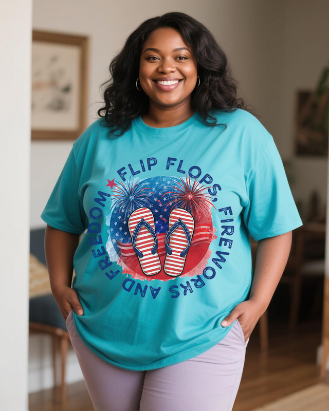 The Fourth of July Women's Plus Size T-shirts