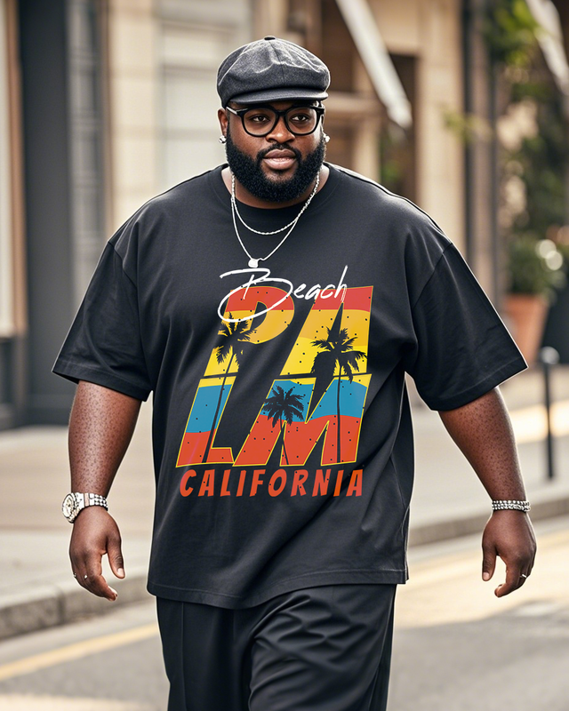 Men's Plus Size Short Sleeve T-Shirt