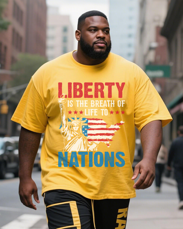 The Fourth of July Plus Size Short Sleeve T-Shirt
