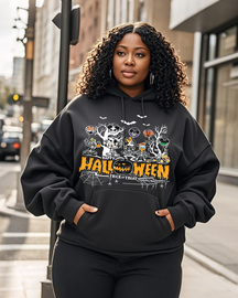 Women's Plus Size  Long Sleeve Hoodie