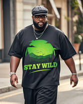 Men's Plus Size Short Sleeve T-Shirt