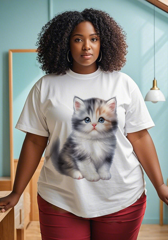 Adorable pets Women's Plus Size T-shirts