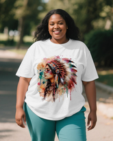 black girl Women's Plus Size T-shirts
