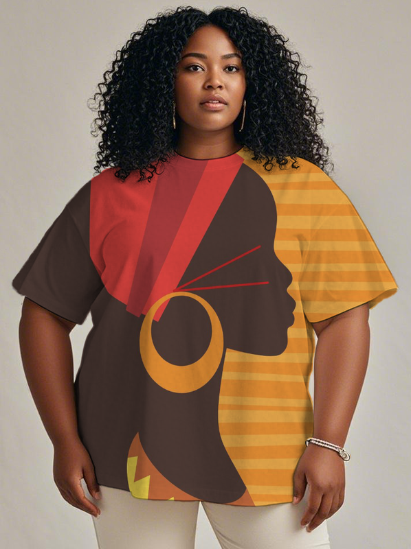 African elements Women's Plus Size T-shirts