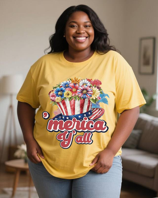 The Fourth of July Women's Plus Size T-shirts