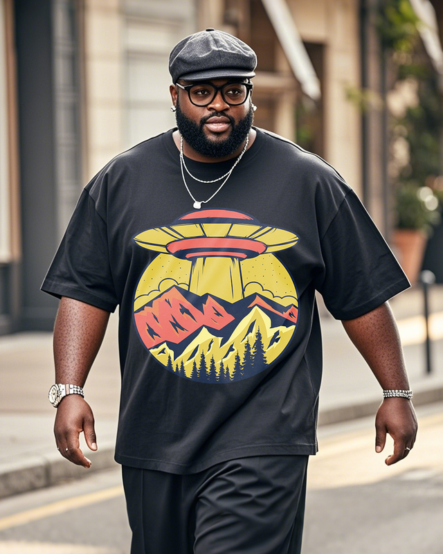 Men's Plus Size Short Sleeve T-Shirt