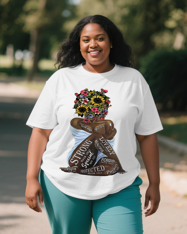 black girl Women's Plus Size T-shirts