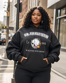 Women's Plus Size  Long Sleeve Hoodie