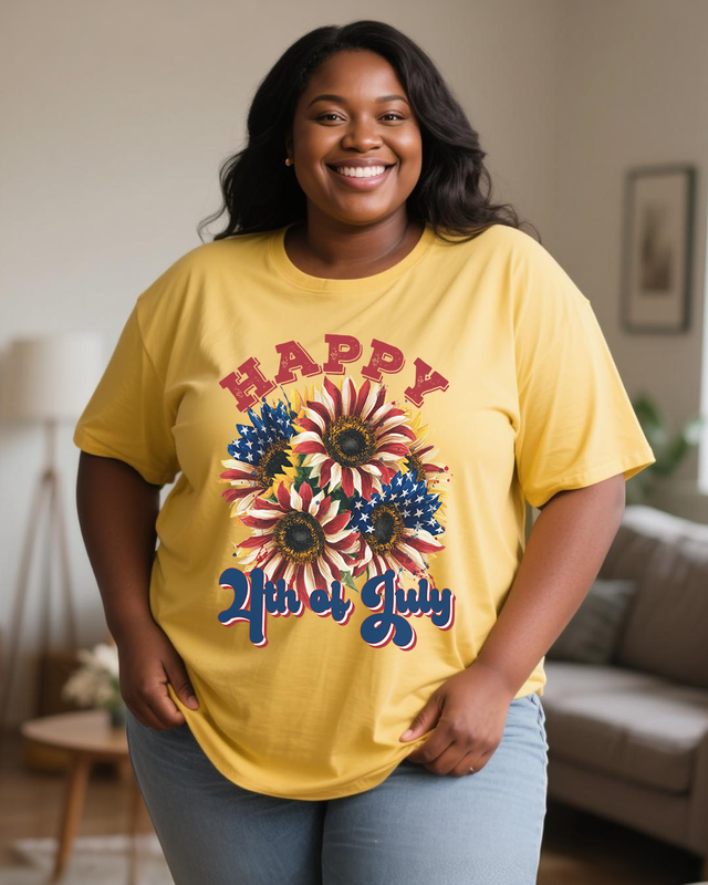 The Fourth of July Women's Plus Size T-shirts