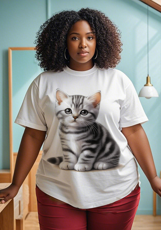 Adorable pets Women's Plus Size T-shirts