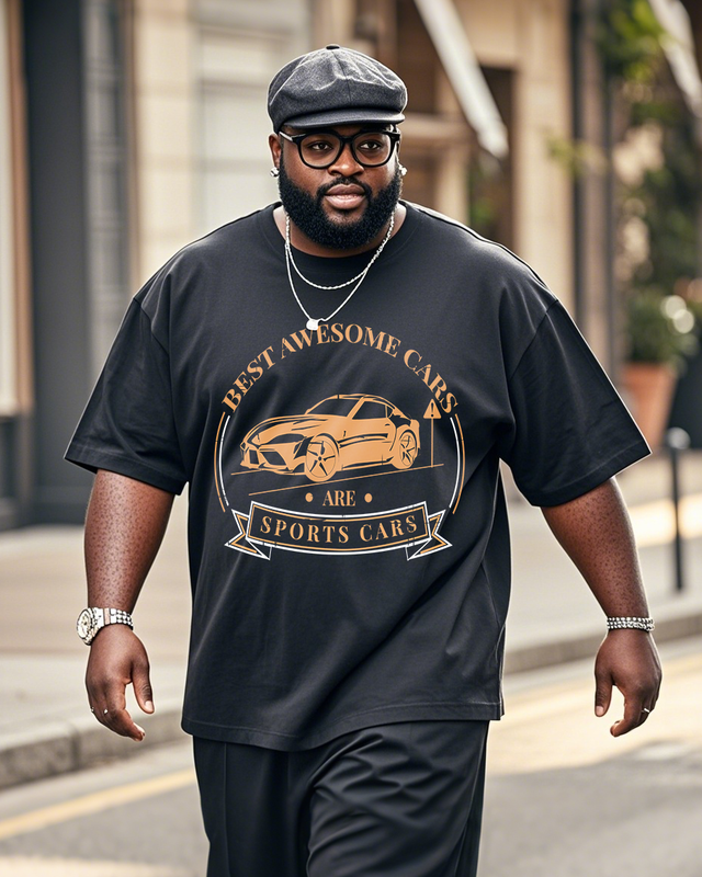 Men's Plus Size Short Sleeve T-Shirt