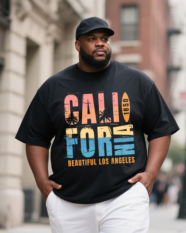 Men's Plus Size Short Sleeve T-Shirt