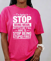 Stop Being Mean