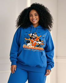 Women's Plus Size  Long Sleeve Hoodie