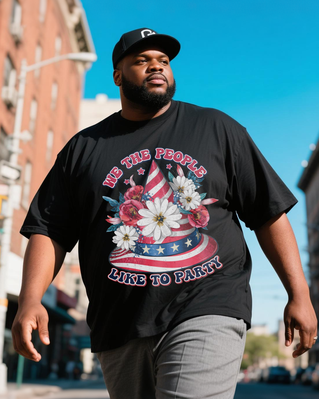 The Fourth of July Plus Size Short Sleeve T-Shirt