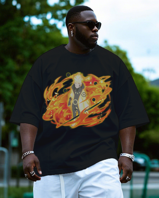Naruto Plus Size Short Sleeve T-Shirt