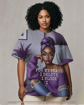 black girl Women's Plus Size T-shirts