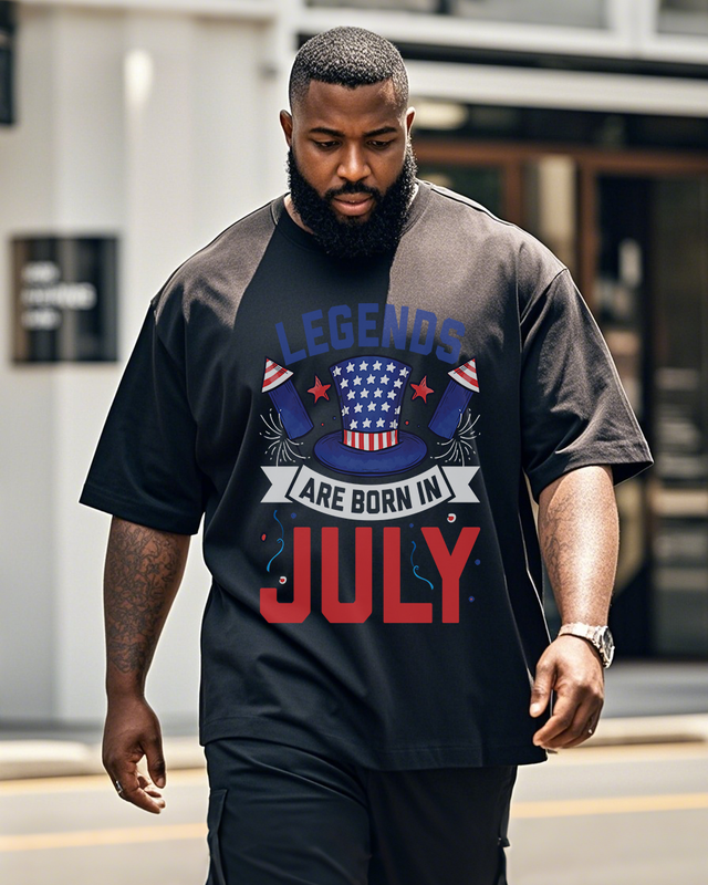 The Fourth of July Plus Size Short Sleeve T-Shirt