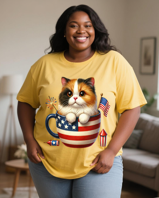 The Fourth of July Women's Plus Size T-shirts
