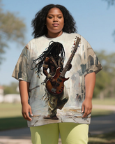 black girl Women's Plus Size T-shirts