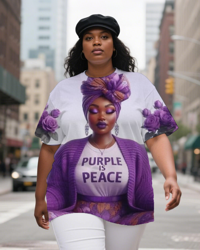 black girl Women's Plus Size T-shirts