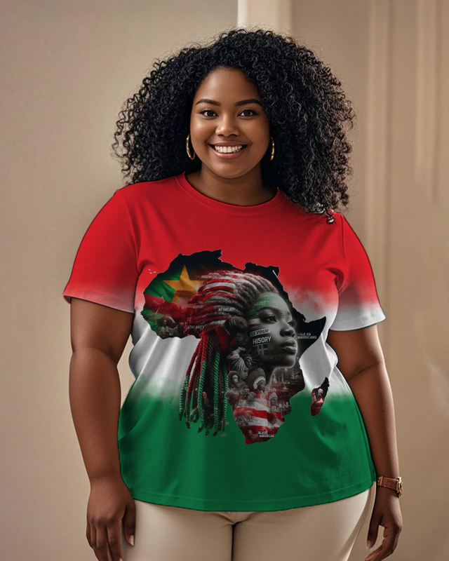 African elements Women's Plus Size T-shirts
