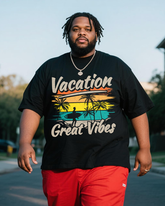 Men's Plus Size Short Sleeve T-Shirt