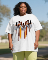 black girl Women's Plus Size T-shirts