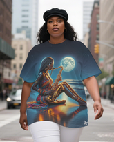 black girl Women's Plus Size T-shirts