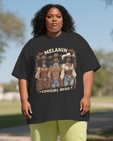 black girl Women's Plus Size T-shirts