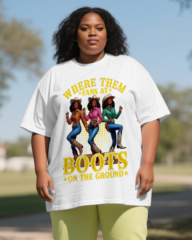 black girl Women's Plus Size T-shirts