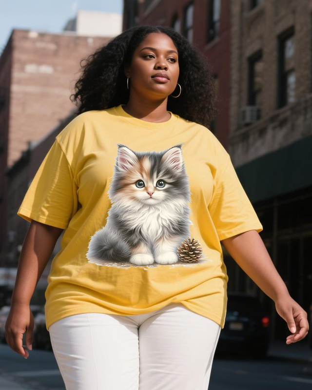 Adorable pets Women's Plus Size T-shirts