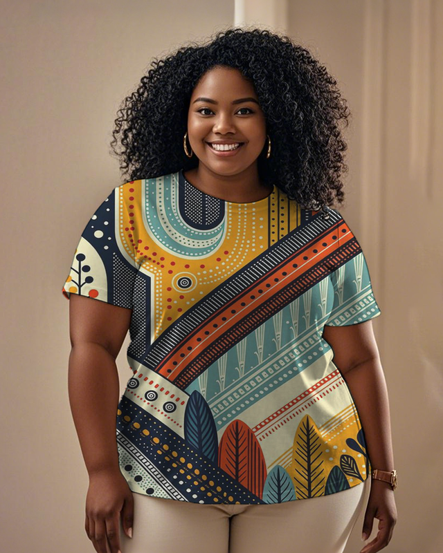African elements Women's Plus Size T-shirts