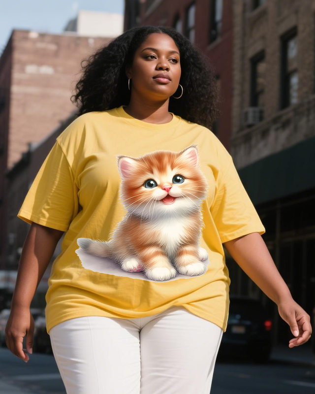 Adorable pets Women's Plus Size T-shirts