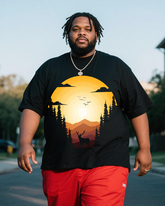 Men's Plus Size Short Sleeve T-Shirt