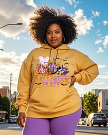 Women's Plus Size  Long Sleeve Hoodie